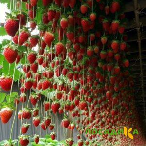 Клубника ампельная Анастасия купить по цене от 370р. в интернет-магазине «Посадика» с доставкой почтой в в Ликино-Дулевое и по всей России – [изображение №1].
